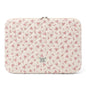 Puffy Laptop Sleeve 13 Inch Cute Quilted Laptop Protective Case Padded Floral Computer Sleeve for MacBook (A-Pink, 13 Inch)