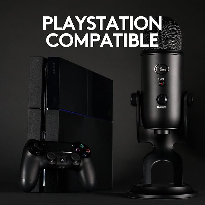 Blue Yeti Streaming Micophone Kit with Microphone for PC/Mac/PS4/PS5