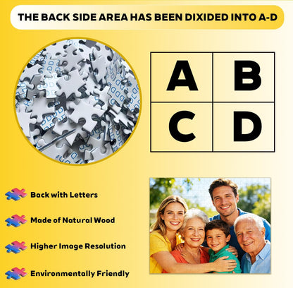 Custom Photos Puzzle, Personalized Jigsaw Puzzle for Adults 300Pcs