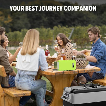 SinKeu Portable Power Station 88Wh, Solar Generator Power Bank with AC Outlet, 110V Portable Laptop Charger for Home Backup Outdoor Emergency RV Van Hunting