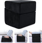 ROYALAY Adjustabl Foot Rest Under Desk for Office, High-Density Foam Foot Rest with 3 Adjustable Heights, Ergonomic Footrest with Washable Cover for Home, Airplane, Travel(16 * 14.5 * 17in, Black)