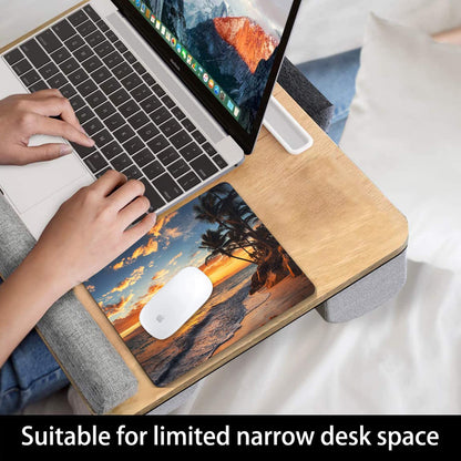 SHALYSONG Sunset Beach Mouse pad 9.5"x7.9" Non-Slip 3mm Small Computer Pad
