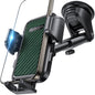 Air Vent Car Phone Holder, Adjustable Wide Clamp, Metal Hook, Anti-Shake