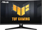 ASUS TUF Gaming 32" 1440P HDR Curved Monitor (VG32VQ1B) - QHD (2560 x 1440), 165Hz (Supports 144Hz), 1ms, Extreme Low Motion Blur, Speaker, FreeSync Premium, VESA Mountable, DisplayPort, HDMI,BLACK