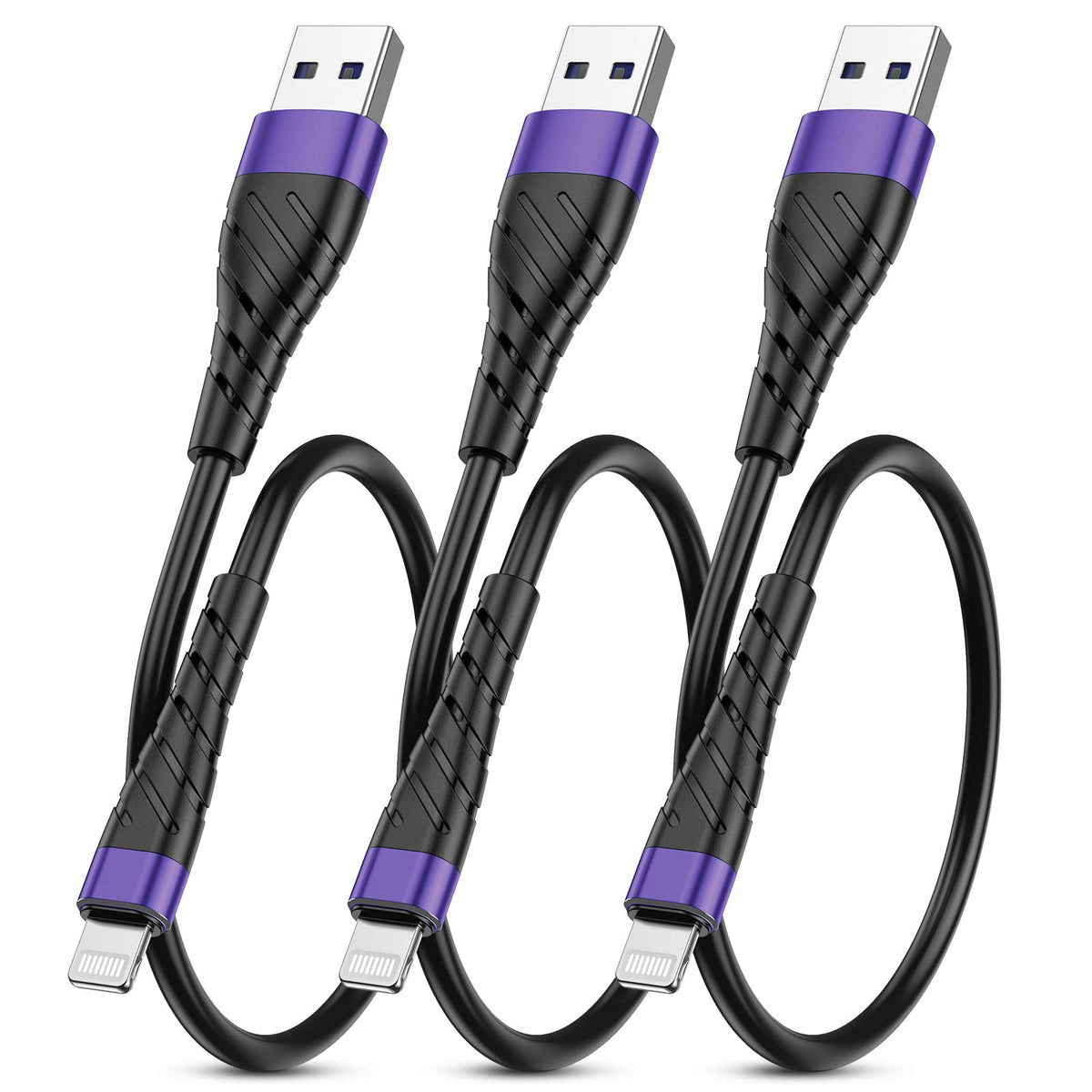 OIITH USB C Cable, USB A to USB C 3A Fast Charging (3FT 3Pack) Phone USB Type-C Charge Cable Android Charge Cord USB C Charger Cable for iPhone 15 Plus/Pro/Pro Max/Samsung/Pad/Laptop/LG/-Red