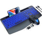 SABLUTE Wireless Keyboard and Mouse Combo, Backlit Scissor Keys, Wrist Rest