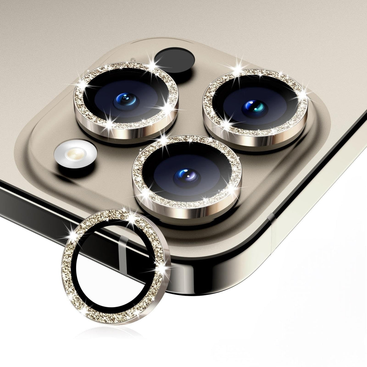 Wumigoo Camera Lens Protector for iPhone 16 Pro Max/16 Pro- Natural