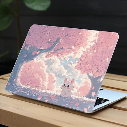 Compatible with MacBook Air 13.3 13.6 Inch Case 2022 2021 2020 2019 Plastic Hard Shell Case Cover,13.3 Air (A1932/A2179/A2337), Cute Cat