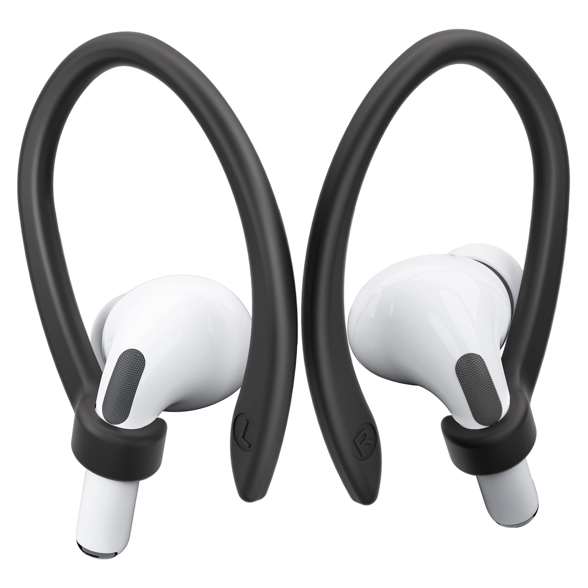 ICARERSPACE 2 Pairs Ear Hooks for AirPods 5 Pro 2 1 AirPod 4-1, Transparent