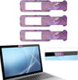 Webcam Cover, 3 Pieces, Laptop Camera Cover, Privacy Shielding Capacity is Twice as Big as The Traditional, Suitable for Computer Mobile Phones, laptops, Tablets and so on (Purple Marble)