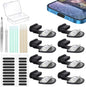 8PCS USB Type C Anti Dust Plugs Cover, C-Type Port Dust Plug, USB C Dust Cover, Anti-Lost USB C Charging Port Dust Covers Protectors for 15 16 17 Plus Pro Max, Samsung, with Speaker Mesh Cover