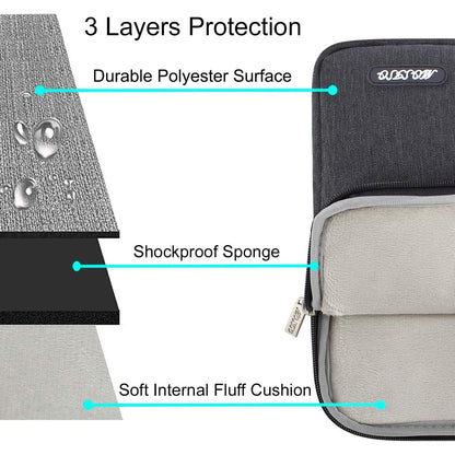 MOSISO Laptop Case 13.3 inch, 13-13.3 inch Laptop Sleeve Bag with Pocket