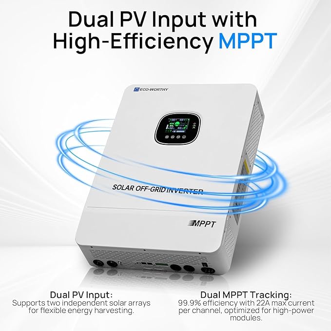 ECO-WORTHY Home Power Station Backup Power,10000W AC Output+30720Wh LiFePO4 Battery with Communication Bluetooth WiFi+6-Layer Movable Server Cabinet for Home Backup,Emergency,Solar System Components