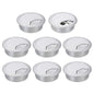 uxcell 8 Pcs 50mm (1.97 Inch) Desk Grommet, Plastic Cable Hole Cover, Wire Cord Cable Organizer for Home Office Computer Desk Cabinet, Silver