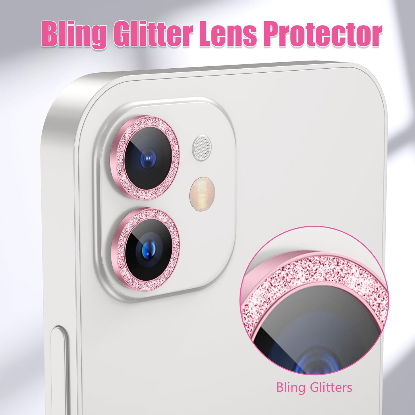 AGVEE 3+3 6 Pack for iPhone 12 & Mini & Pro Camera Lens Protector Cover