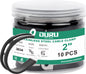 OURU 5/16 Inch Cable Clamps, Rubber Coated Insulated Clamps, 30pcs, 8mm