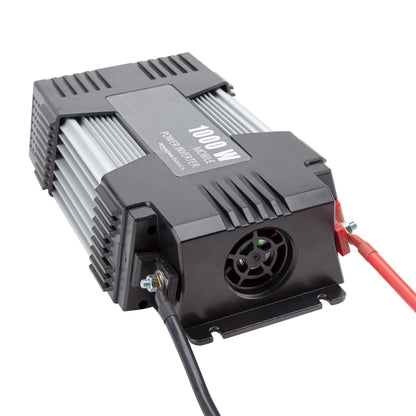 Amazon Basics 1000W Car Power Inverter, 12V to AC 110V, Portable, 2 AC Outlets, USB Port, 13.81 x 7.44 x 3.07 inches