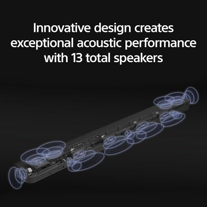 Sony BRAVIA Theater Bar 9 Soundbar for TV Surround Sound Home Theater with 13 Speakers, Dolby Atmos/DTS:X, 360 Spatial Sound Mapping, HDMI 2.1 and Supports Spotify Connect/Apple AirPlay (HT-A9000)