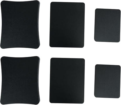 Rockville Pair SS28B Premium Black Wood Grain 28" Home Speaker Stands, 100lb Capacity, Solid MDF Wood, Dual Platforms, Spikes and Pads Included, for Home Theater and Studio Audiophiles