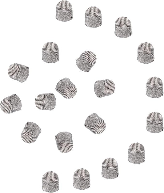 MECCANIXITY 10Pcs Replacement Fiber Mesh Tips for Stylus Pens 6.5mm Suitable for Capacitive Touch Screen,High Sensitivity,Soft,No Scratch Screen Pen Tip
