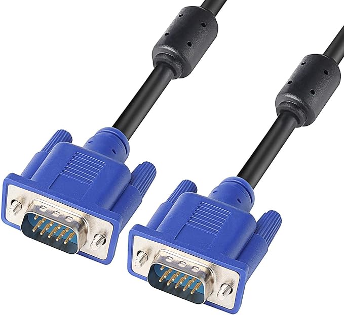PASOW VGA to VGA Monitor Cable HD15 Male to Male for TV Computer Projector (40 Feet)