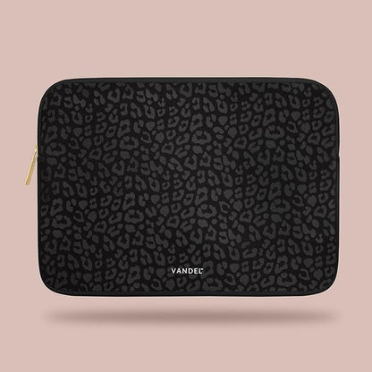 Vandel MacBook Air 13 inch Laptop Sleeve, Fits 13-13.3 inch Laptops: Neoprene MacBook Air & Pro Case, Chromebook, HP Soft Cover | Thin Computer Carrying Bag, Black Leopard Mac (M1 & M2) Pouch