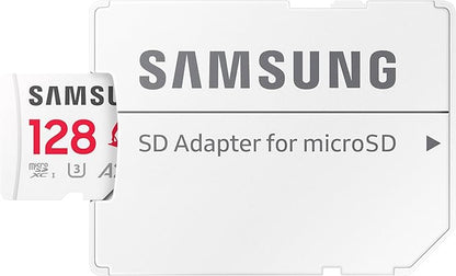 Samsung PRO Plus Sonic The Hedgehog + Adapter, 128GB microSDXC, Up-to 180MB/s, Full HD & 4K UHD, UHS-I, C10, U3, V30, A2, for Nintendo-Switch, Steam Deck, GoPRO, DJI Drone, Tablets (MB-MD128SA/LC1)