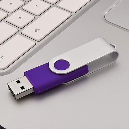 KOOTION 10PCS 1GB USB 2.0 Flash Drive Pen Memory Stick Thumb Drive, Purple