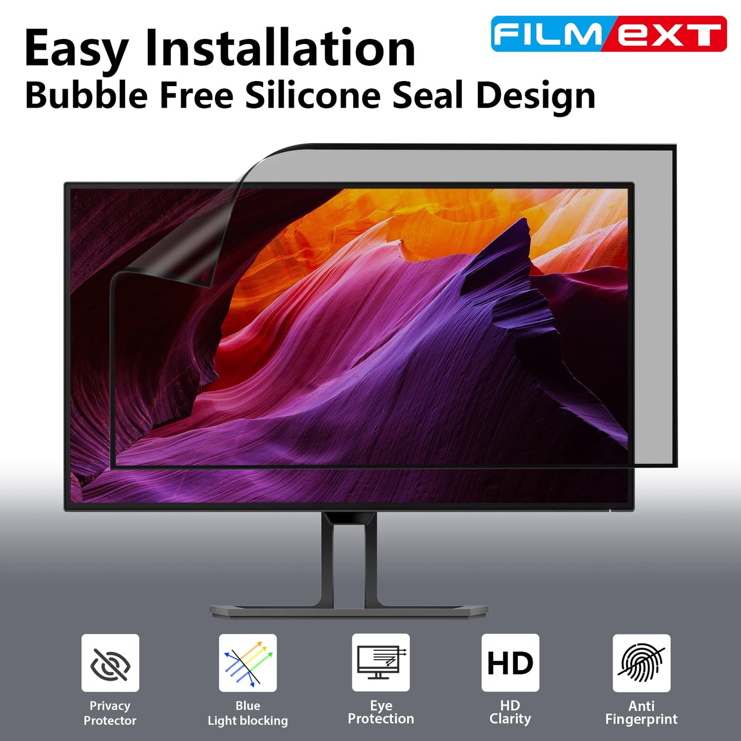 FILMEXT 2 Pack 23.8 inch Computer Privacy Screen Filter