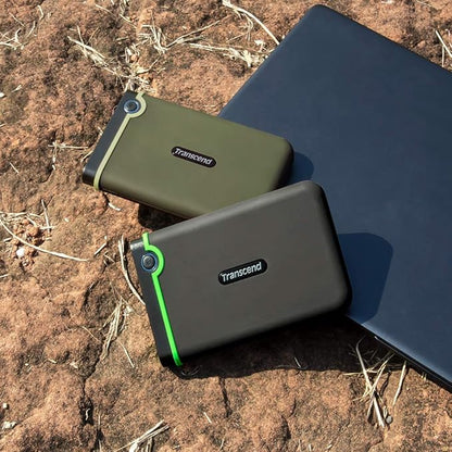 Transcend 1TB USB 3.1 Gen 1 StoreJet 25M3S SJ25M3S Rugged External Hard Drive TS1TSJ25M3S,Grey