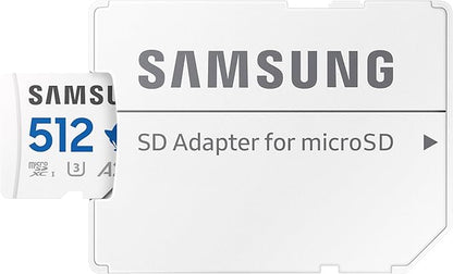 Samsung PRO Plus Sonic The Hedgehog + Adapter, 512GB microSDXC, Up-to 180MB/s, Full HD & 4K UHD, UHS-I, C10, U3, V30, A2, for Nintendo-Switch, Steam Deck, GoPRO, DJI Drone, Tablets (MB-MD512SA/LC1)
