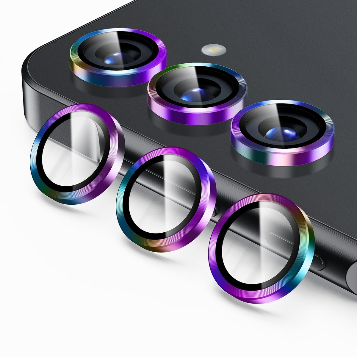 Korecase Galaxy S25 Ultra Camera Lens Protector, Black