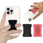 WOJI Cell Phone Finger Grip Strap Holder for Hand, Phone Strap, Phone Holder for Hand - Small, New Slim Finger Loop Selfie Grip Compatible with Most Smartphones (Black) - 2Pack