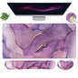 Topographic Large Mouse Pad and Keyboard Wrist Rest, Desk Pad for Keyboard and Mouse, 4-in-1 Large Gaming Mouse Pad with Wrist Support, Non-Slip Desk Mat for Home Office Study Game-Topographic Contour