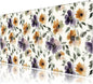 Watercolor Floral Large Mouse Pad,Gaming Keyboard Desk Pad,Extended Mouse Mat Non-Slip Rubber Base with Stitched Edges for Office Game Home XXL 35.4"x15.7"