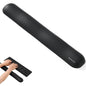UnivoColors Design-Wave Keyboard Wrist Rest, Artificial Sheepskin+Memory Foam+Ergonomic+Anti-Slip Gel, Resilience Support During Work and Gaming,Keyboard Accessory,Black