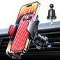 VANMASS Phone Holders for Your Car Ultimate Military-Grade Car Phone Holder Mount【Patent & Safety Certs】 Upgraded Shockproof Truck Air Vent Phone Mount for iPhone 17 Pro Max 16 Samsung Android,Red