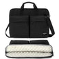 KINGSLONG Slim 17.3 inch Laptop Bag Sleeve Carrying Case with Shoulder Strap, Notebook Ultrabooks Computer Handbag Cover for Men Women Fit for Acer Asus Lenovo HP Toshiba Grey