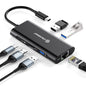 UtechSmart USB C Hub 6 in 1 Multiport Adapter for MacBook Pro/Air