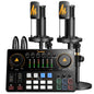 MAONO E2 Gen2B Podcast Equipment Bundle for 2, Dual XLR Condenser Mic Mixer
