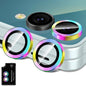 Avocase for Samsung Galaxy Z Flip 7 Camera Lens Protector, Individual Metal Ring Tempered Glass Lens Cover, [Strong Adsorption] Scratch Resistant Ultra-Thin HD Clear Lens Cover, 1 Set-Colorful