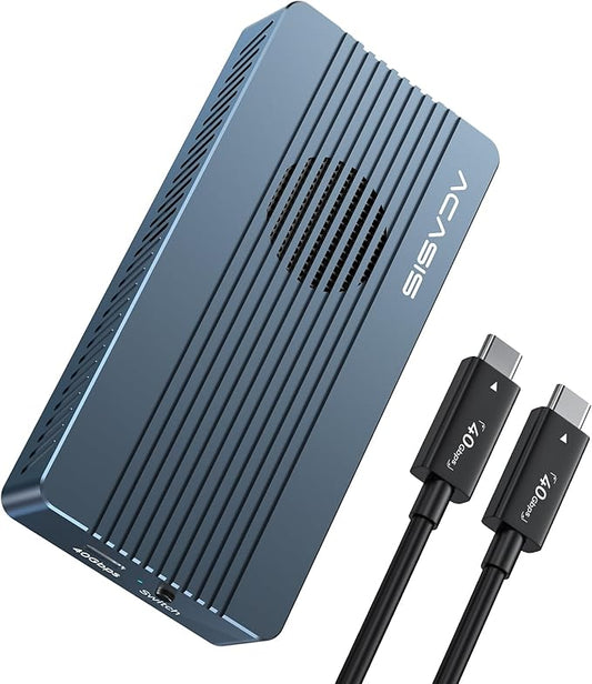 ACASIS 40Gbps M.2 NVMe SSD Enclosure with Cooling Fan