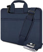 Universal Laptop Shoulder Bag 13-17.3 Inch Shockproof Briefcase with Multi-Pockets & Adjustable Strap for MacBook Pro/Air