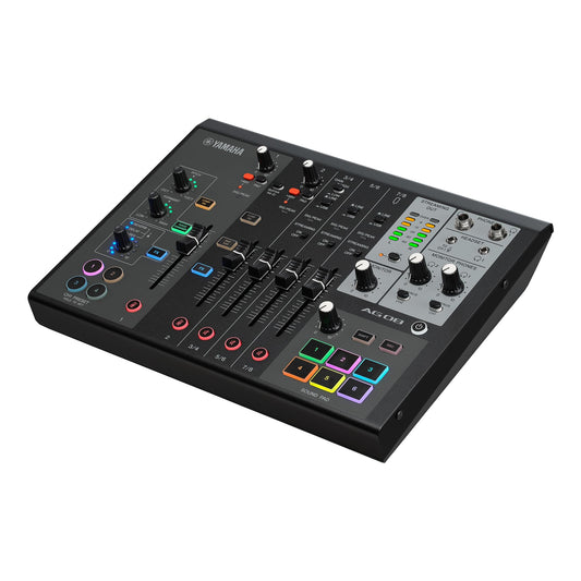 Yamaha AG06MK2 White 6-Channel USB-C Audio Interface & Live Streaming Mixer