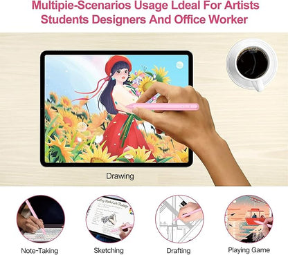 Stylus Pen for iPad 2018-2025 with Palm Rejection, Apple Pencil for Pad11th/10th/9th/8th/7th/6th Gen, iPad Pro 11/12.9 inch, New iPad Air 2025 11&13-inch(M3/2) /5th/4th/3th Gen, iPad mini 6th/5th