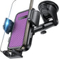 Air Vent Car Phone Holder, Adjustable Wide Clamp, Metal Hook, Anti-Shake