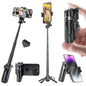 Magnetic Mini Selfie Stick Tripod Compatible with MagSafe for iPhone