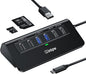 USB C Hub, intpw 9-in-1 USB Multiport Adapter with 4K HDMI, PD 100W, USB-C and 2 USB A 3.0 5Gbps, 2 USB A 2.0, SD/TF Slots for MacBook Pro/Air, iPad Pro, iPhone 15/16 Series