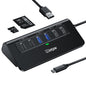 USB C Hub, intpw 9-in-1 USB Multiport Adapter with 4K HDMI, PD 100W, USB-C and 2 USB A 3.0 5Gbps, 2 USB A 2.0, SD/TF Slots for MacBook Pro/Air, iPad Pro, iPhone 15/16 Series