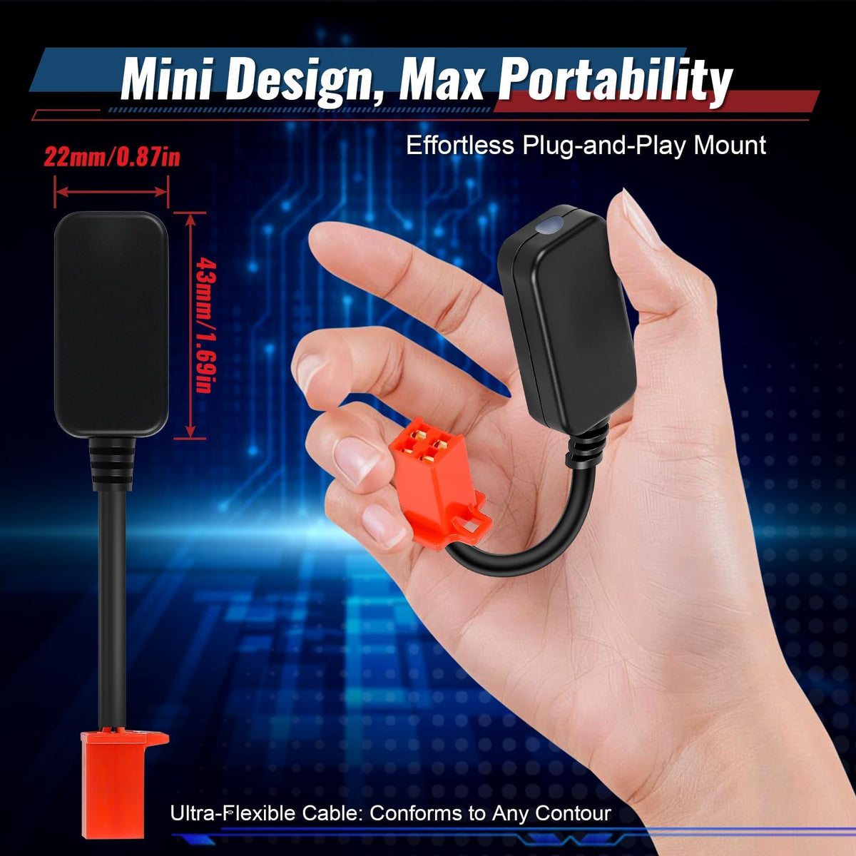 LONGSURE Bluetooth Dongle/Adapter for Ebike Compatible with Fardriver